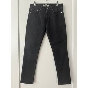 Levi's Signature Men’s Black Wash Denim Classic Slim Jeans Size S37